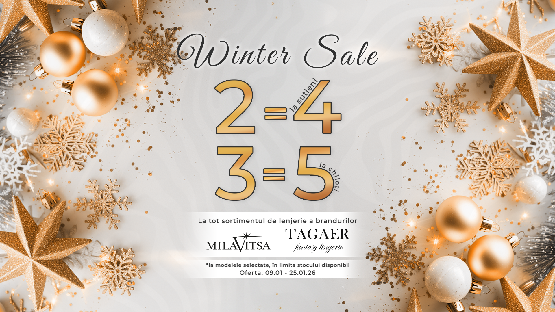 Winter Sale la Tagaer – mai multă lenjerie, mai multă bucurie